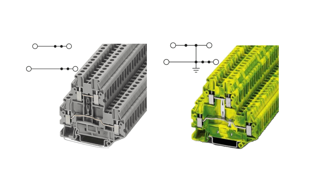 ترمینال های سری ut پیچی و ارت دوطبقه